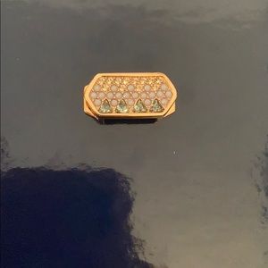 KEEP Rose Gold/Graphite Stone Bar Charm